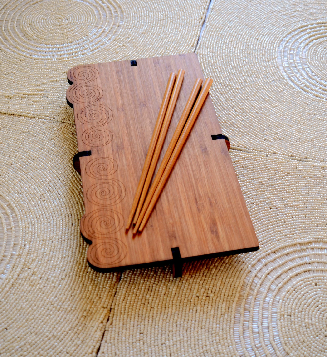 Bamboo Sushi Serving Sets